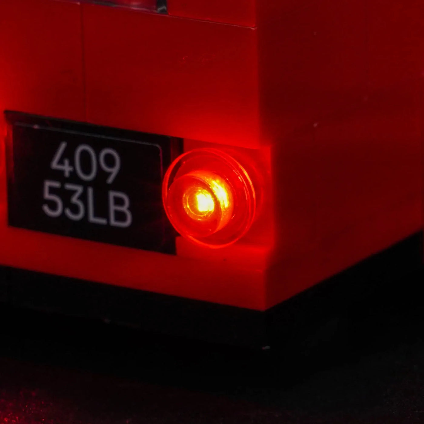 lighting effect on the build: Bright My Bricks USB-powered LED light kit for LEGO® Creator London Bus #40953