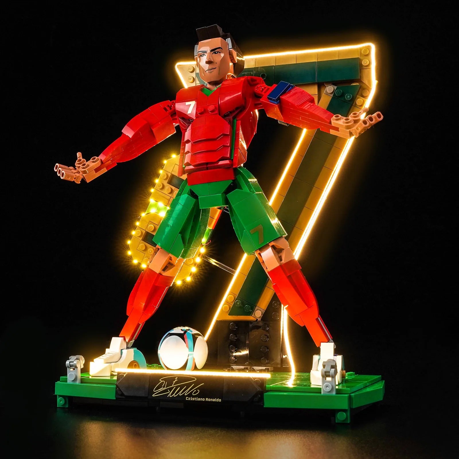 Light Kit for LEGO Cristiano Ronaldo Soccer Legend #43016 - Bright My Bricks