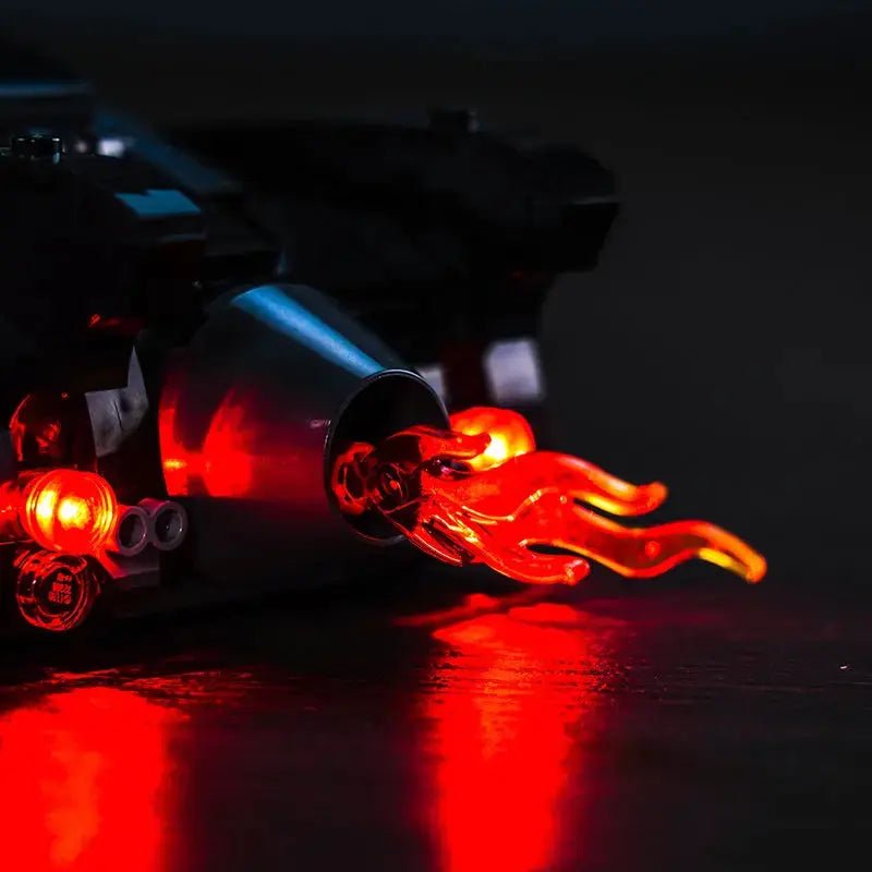 LEGO DC Batmobile #76224 LED lighting detail