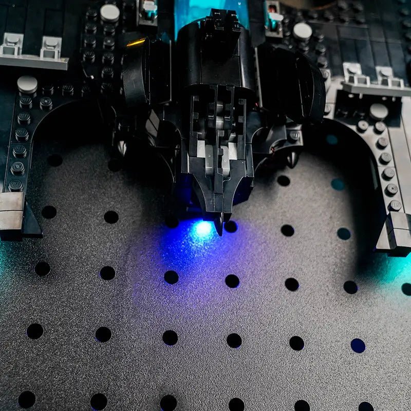 Bright My Bricks LED lights for LEGO® DC Batwing: Batman vs. The Joker #76265 — LED kit powered on