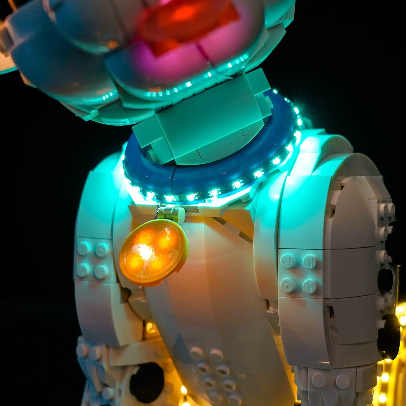 night-mode display glow: Bright My Bricks RGB LED light kit for LEGO® Disney 101 Dalmatians Puppy #43269