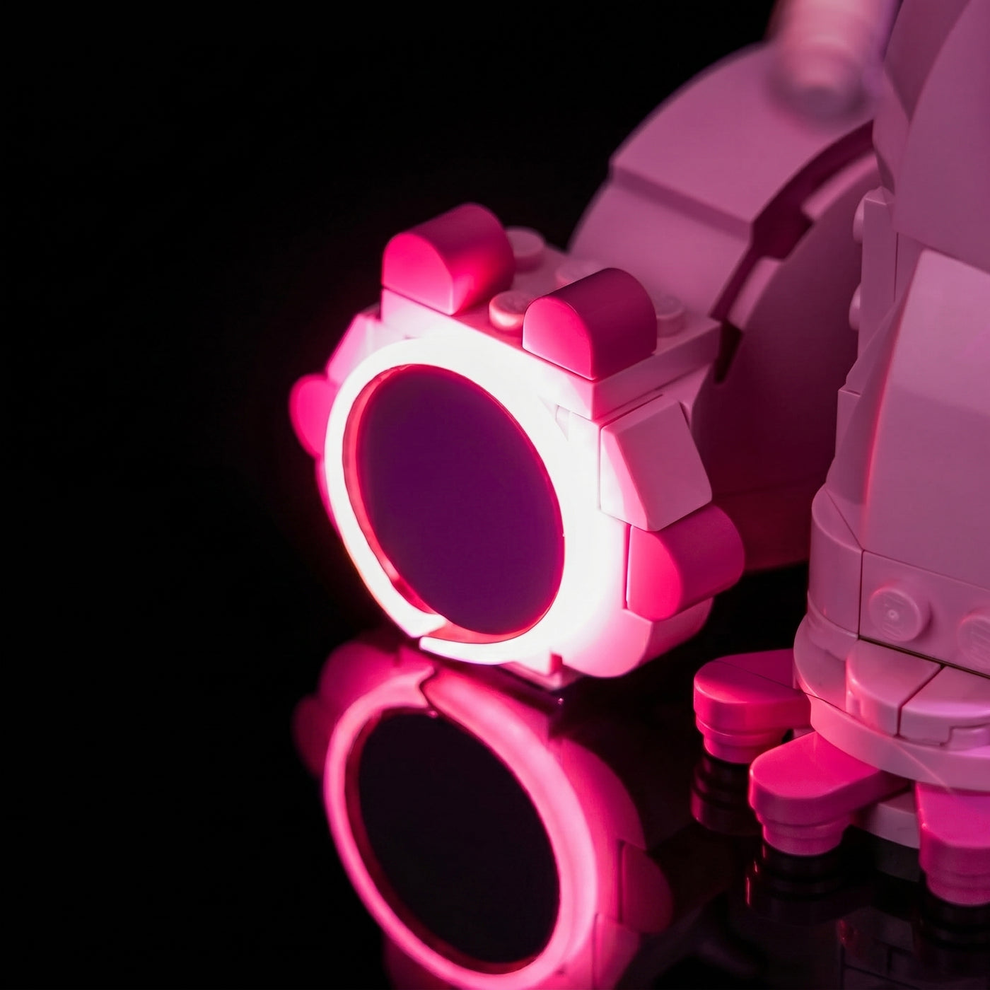 Bright My Bricks LED light kit for LEGO® Disney Angel #43257 — close-up of the LED lighting detail
