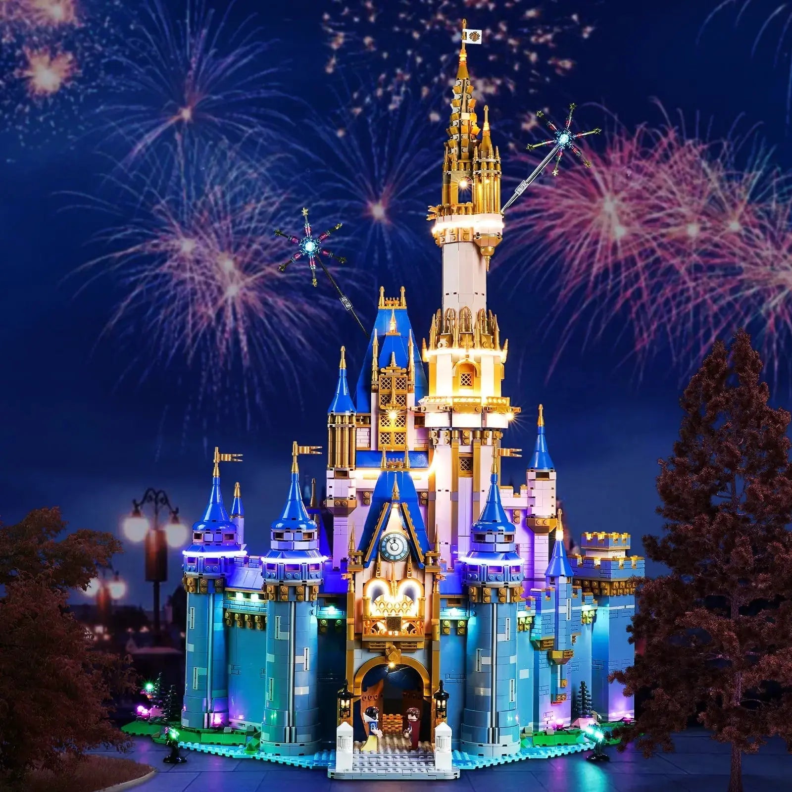 Light Kit LEGO Disney Castle #43222 display view