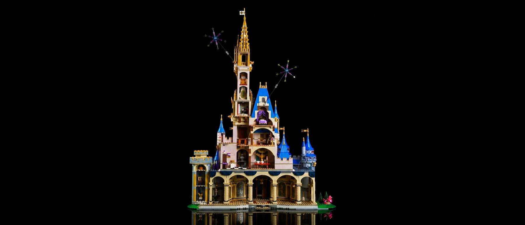Light Kit for LEGO® Disney Castle #43222 — standard build, without the LED light kit
