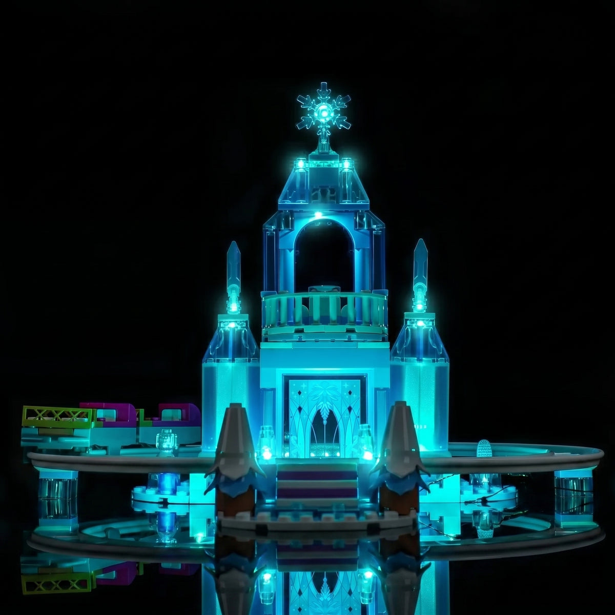 LED light kit for LEGO® Disney Elsa's Ice Castle & Snow Ride Adventure #43281 | Bright My Bricks