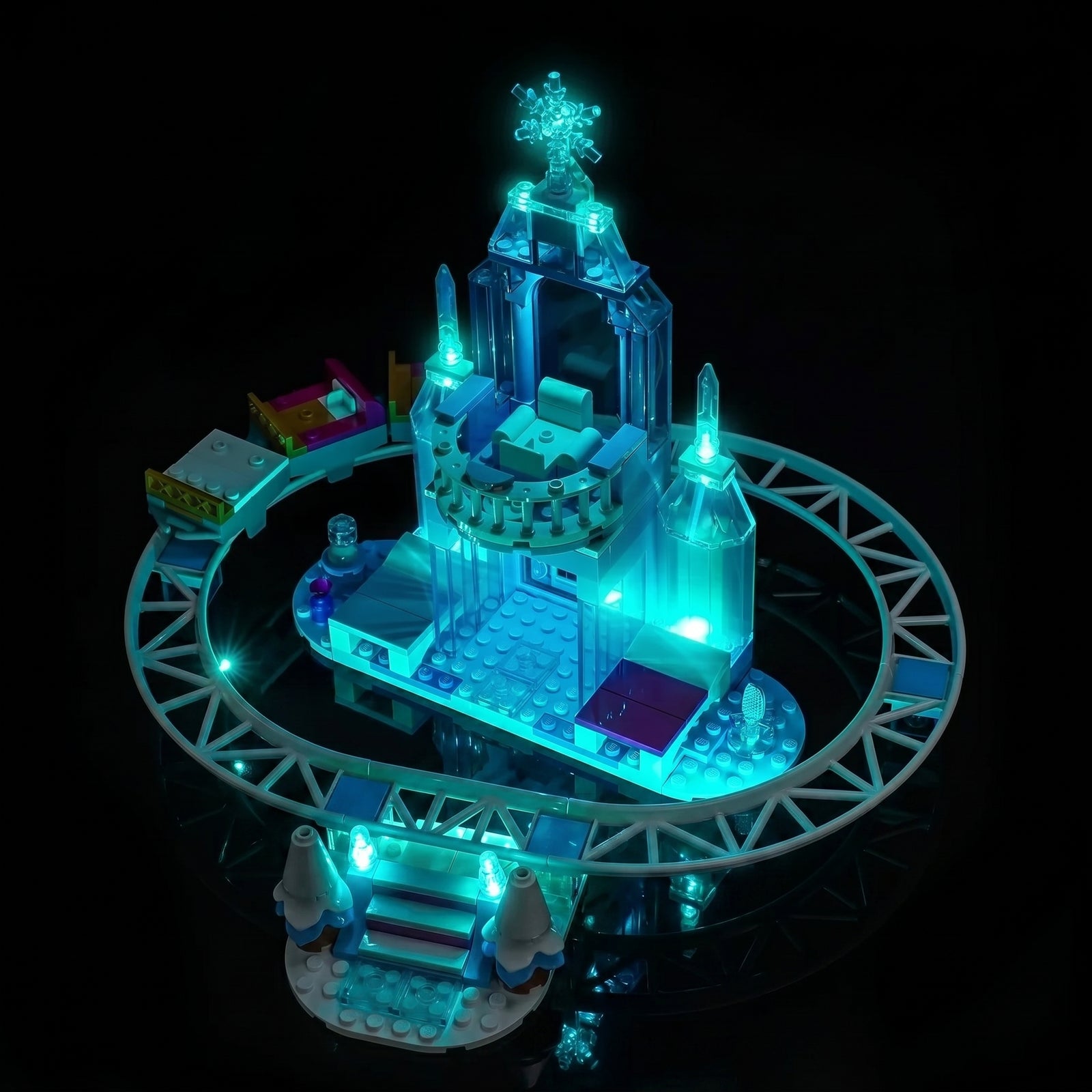 LED-Beleuchtungsset für LEGO® Elsas Schlittenfahrt um den Eispalast #43281
