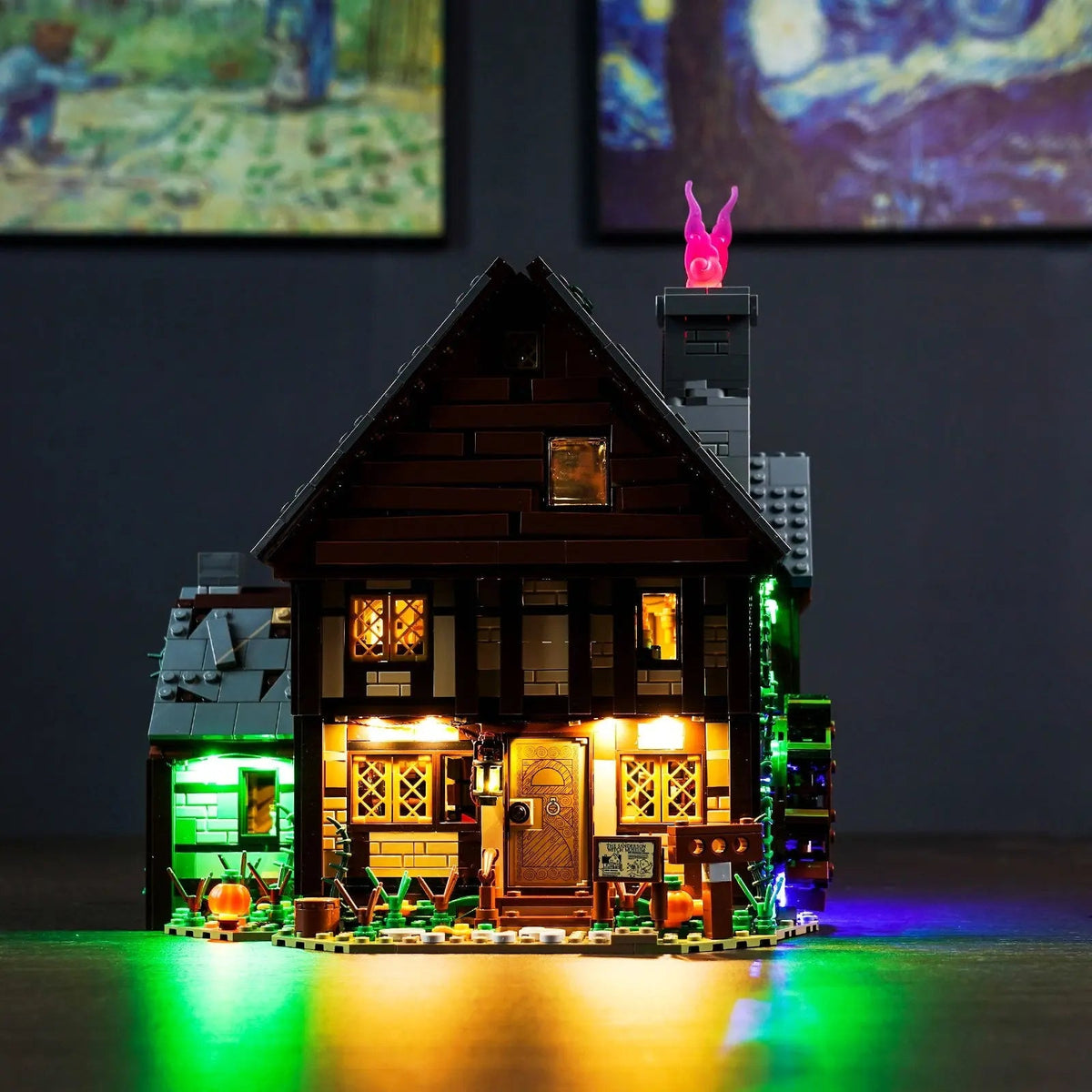 Eine bei Fans beliebte Kreation — LED-Beleuchtungsset für LEGO® Disney Hocus Pocus: Das Hexenhaus der Sanderson-Schwestern #21341