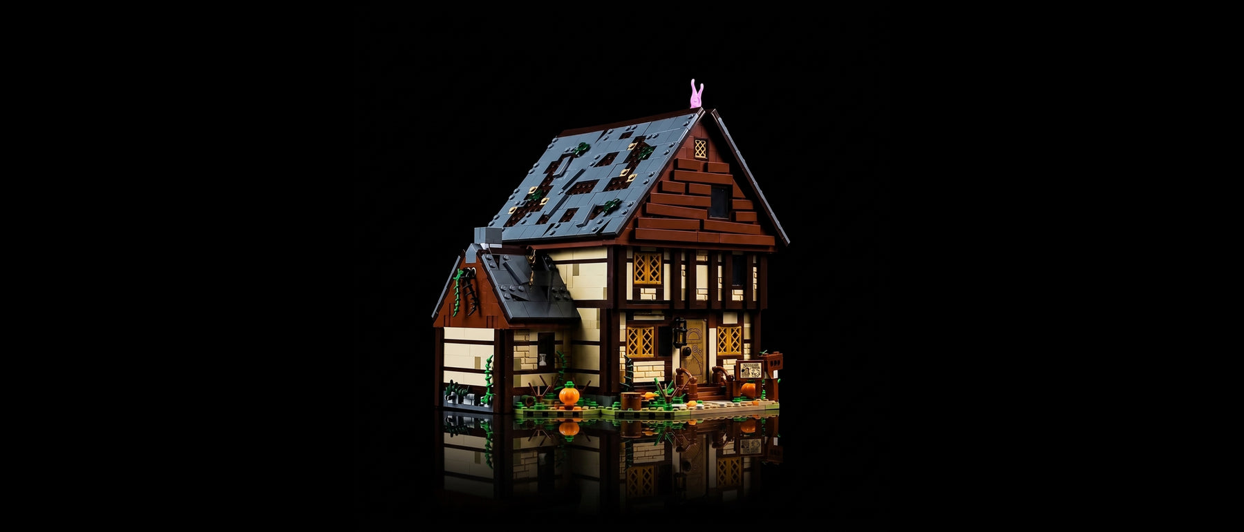 LED-Beleuchtungsset für LEGO® Disney Hocus Pocus: Das Hexenhaus der Sanderson-Schwestern #21341 — standard build, without the LED light kit