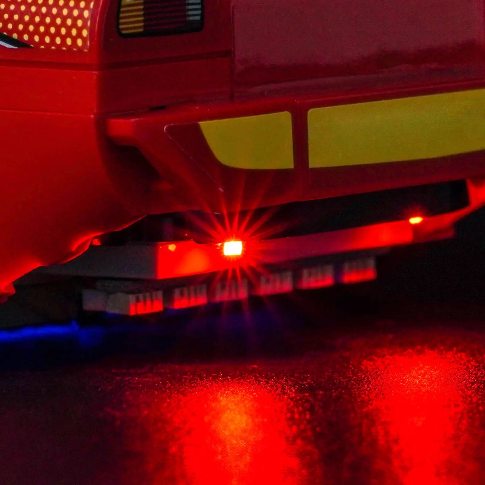 LEGO Disney Lightning McQueen #77255 with LED lights installed
