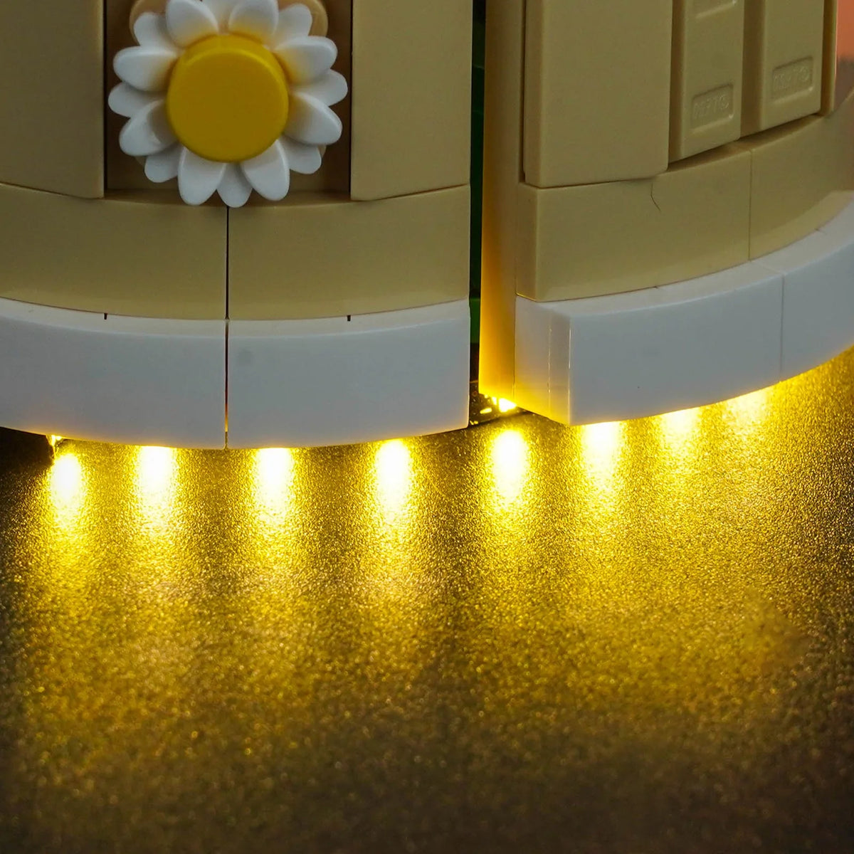 illuminated at night: Bright My Bricks USB-powered LED light kit for LEGO® Disney Piglet's Birthday Fun #43305