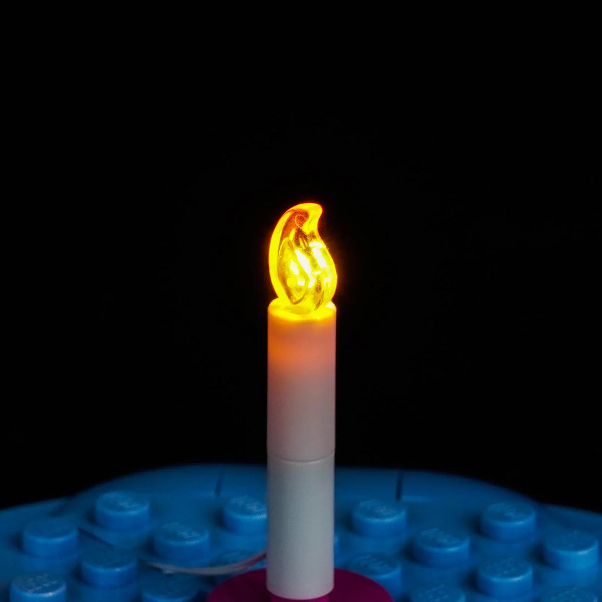 Bright My Bricks premium LED light kit for LEGO® Disney Piglet's Birthday Fun #43305 — installed and glowing