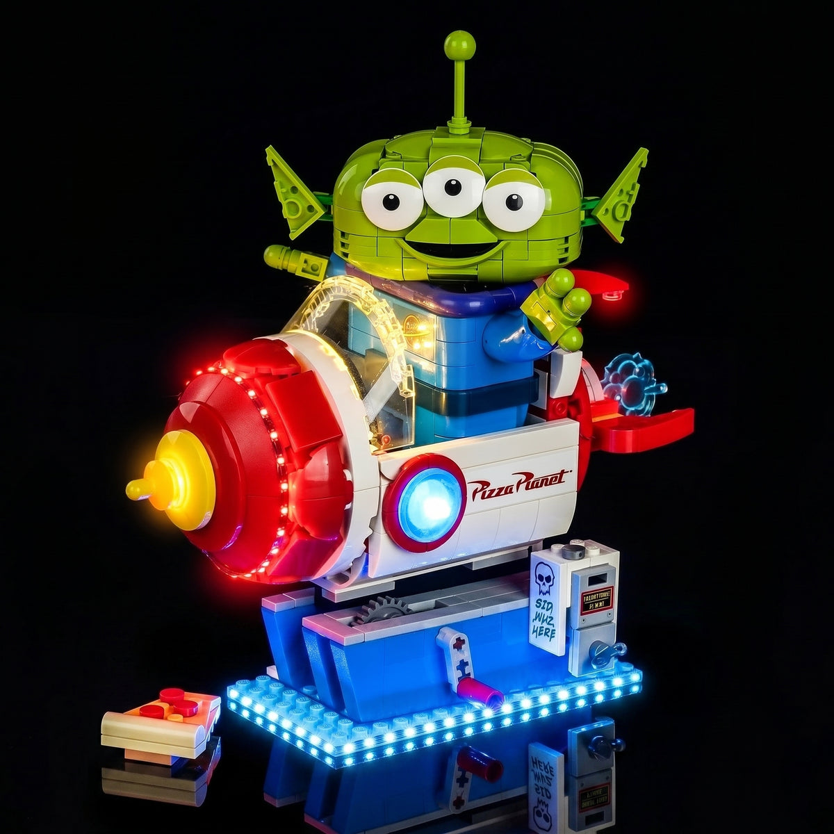 LED light kit for LEGO® Disney Toy Story Alien with Pizza Planet Rocket Ride #43307 | Bright My Bricks