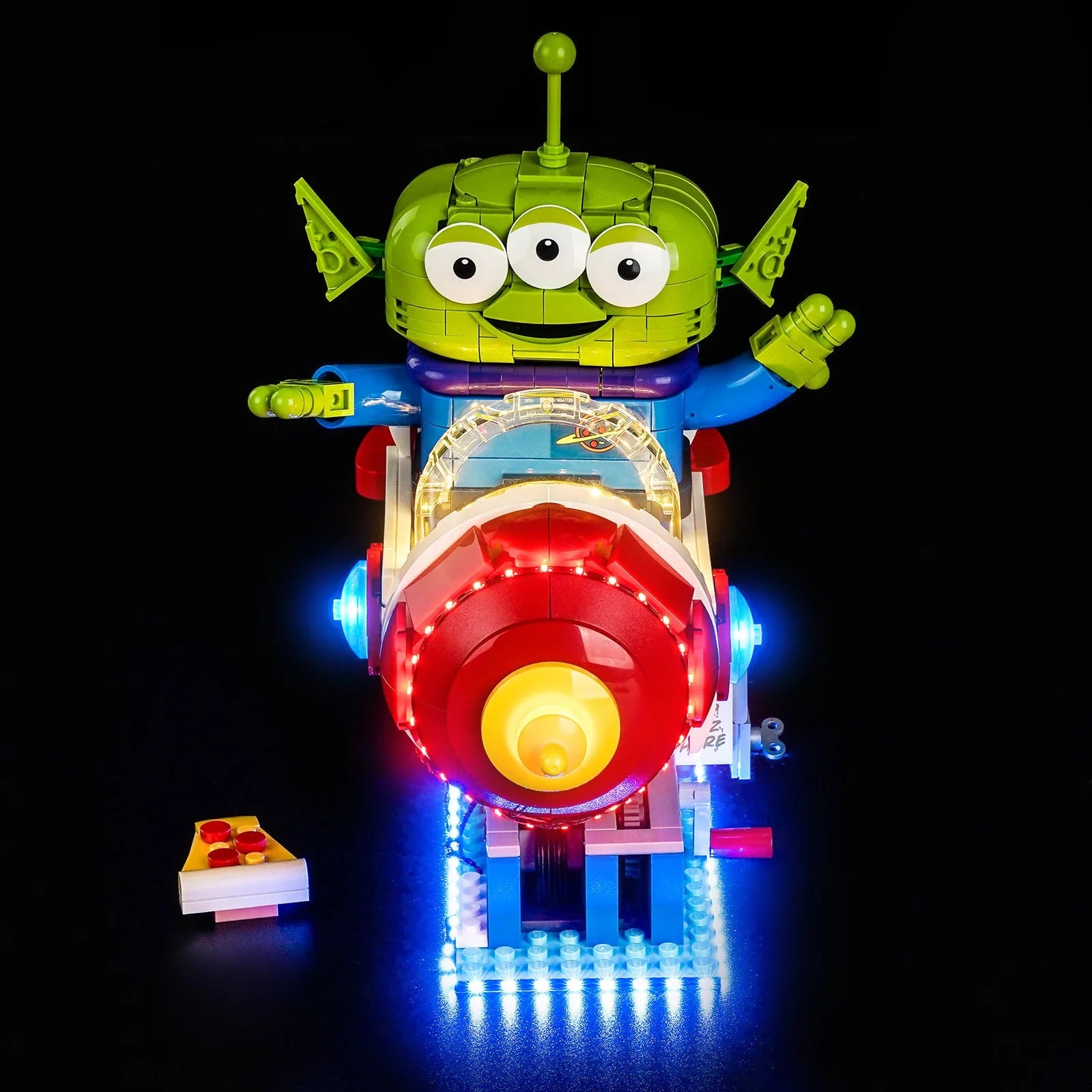 LEGO Disney Toy Story Alien with Pizza Planet Rocket Ride #43307 with premium LED kit
