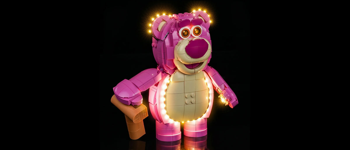 LED-Beleuchtungsset für LEGO® Lotso #43306 — lit with the LED light kit