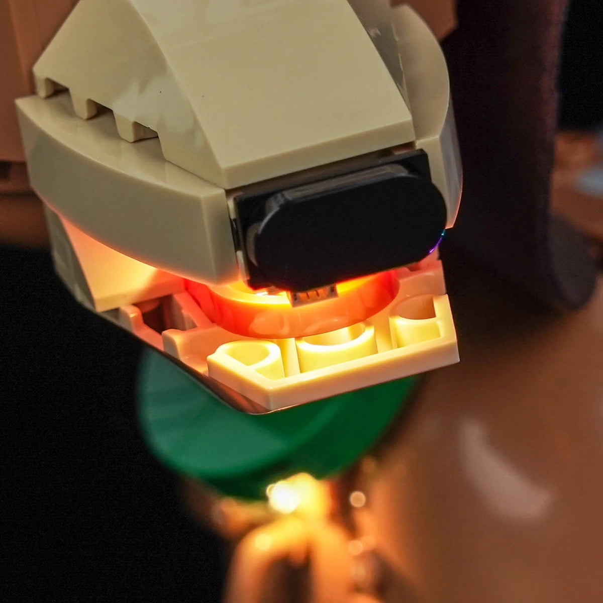LED lights for LEGO® Disney Toy Story Slinky Dog Bookends #43301, LED strips and bricks detail