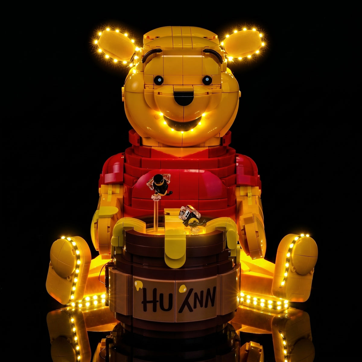 LED strips and bricks detail: Bright My Bricks LED light kit for LEGO® Disney Winnie the Pooh #43300