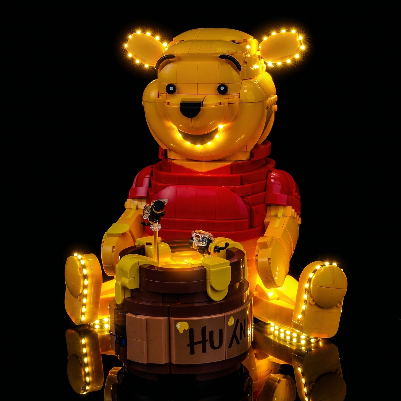 RGB LED light kit for LEGO® Disney Winnie the Pooh #43300, LED strips and bricks detail