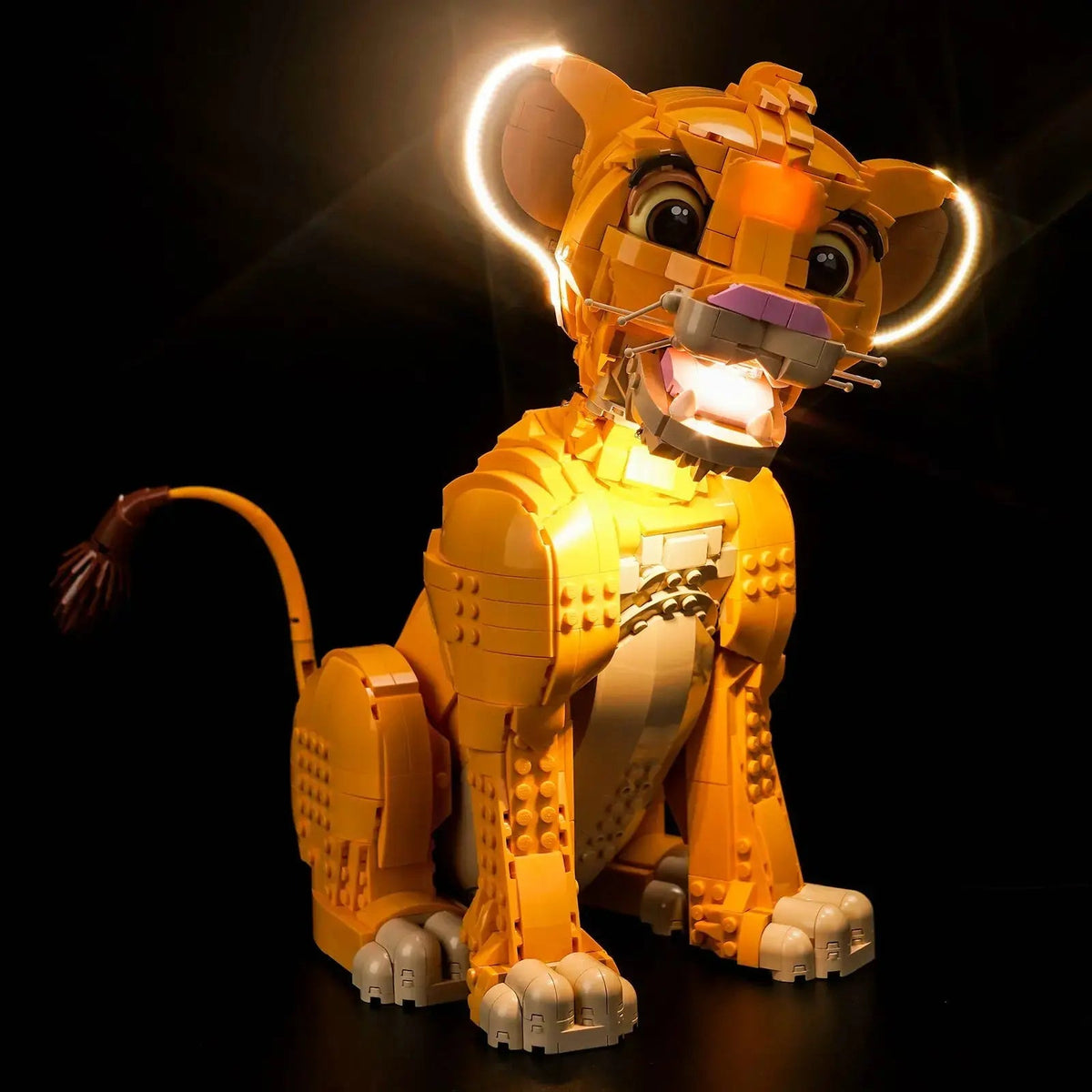 LED light kit for LEGO® Disney Young Simba the Lion King #43247 | Bright My Bricks