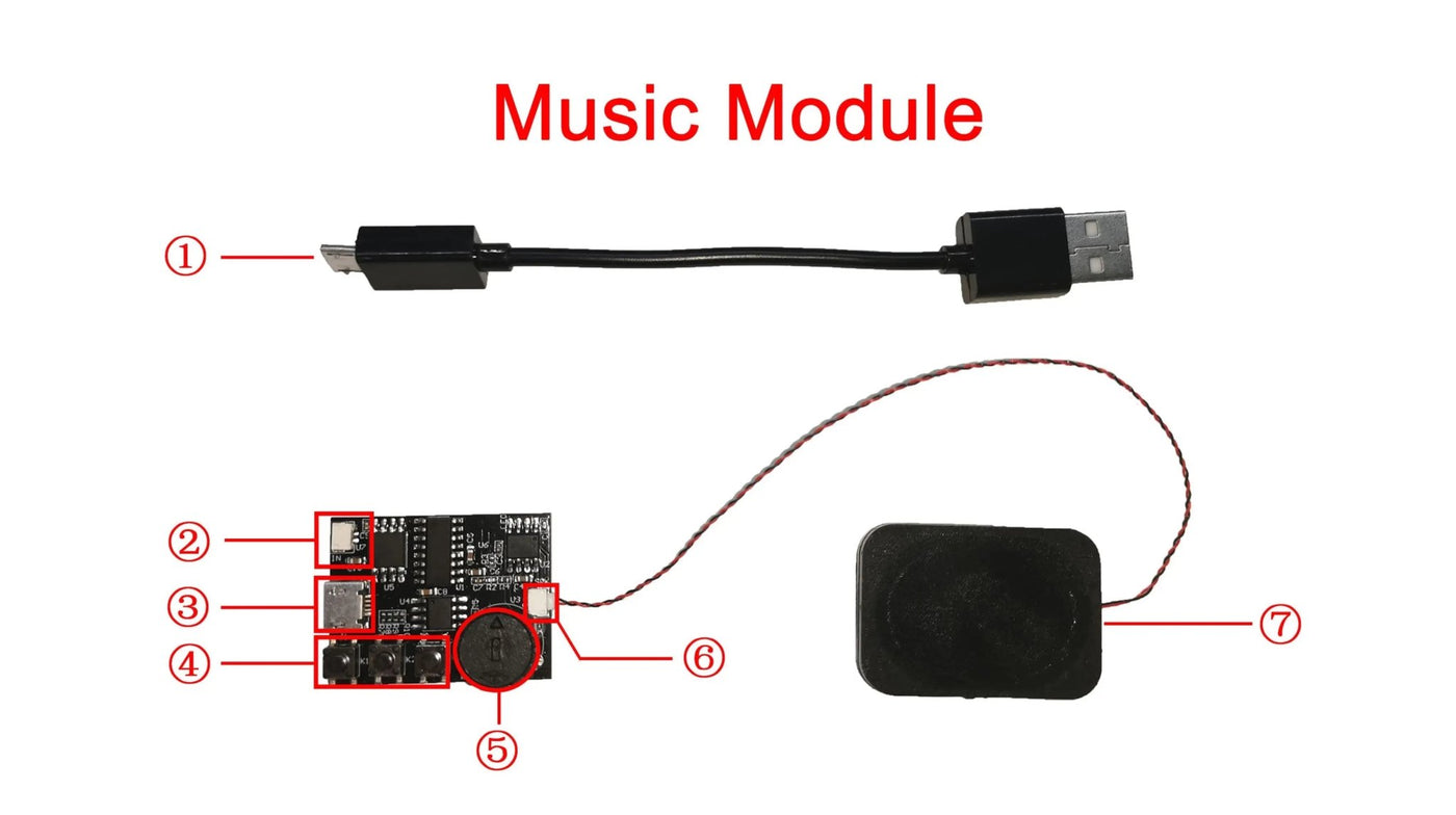 DIY Music Module for LEGO Building Blocks – Custom Sound Effects — DIY LED lighting for LEGO®, brightened interior detail