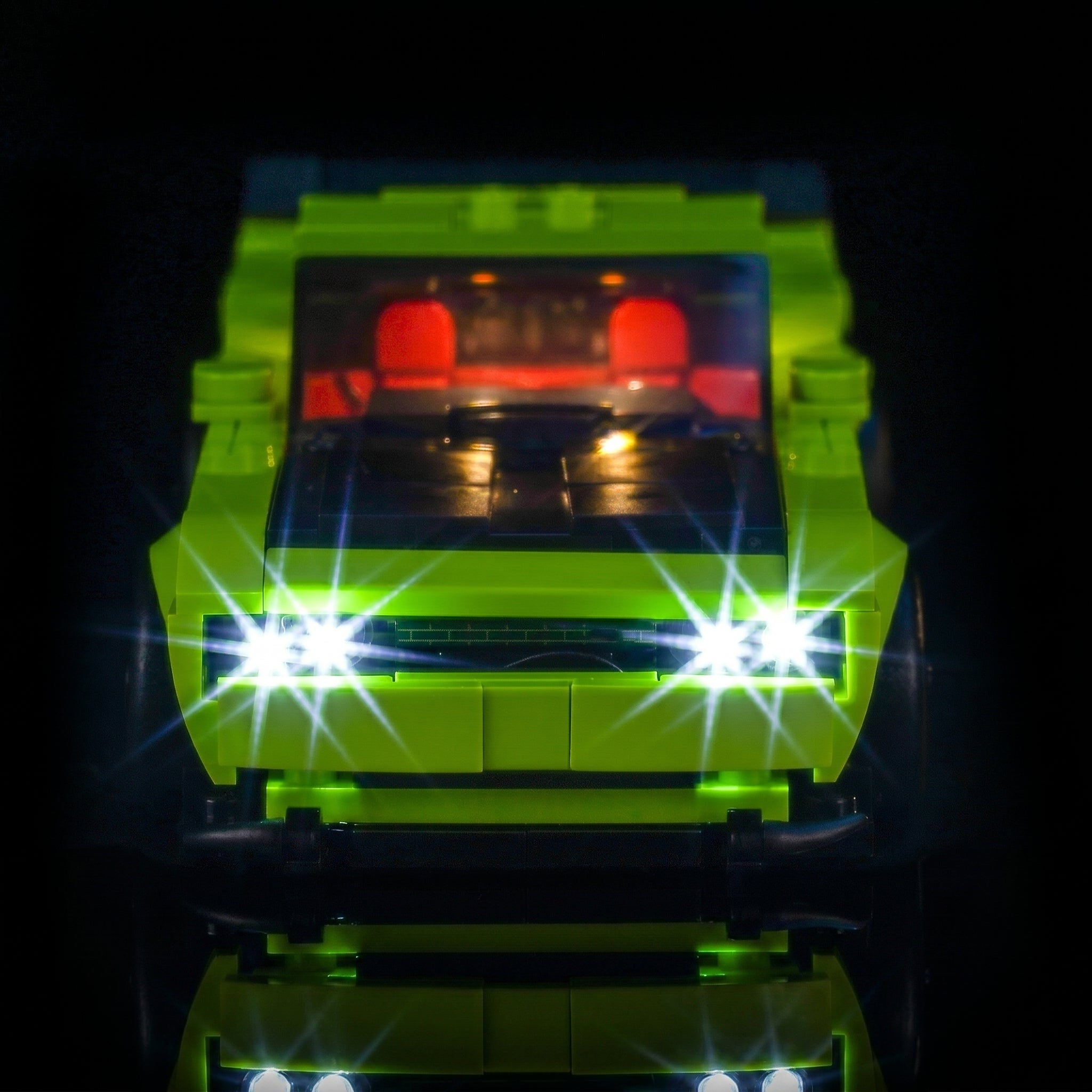 LED light kit for LEGO® Dodge Challenger SRT Hellcat Sports Car #77237 | Bright My Bricks