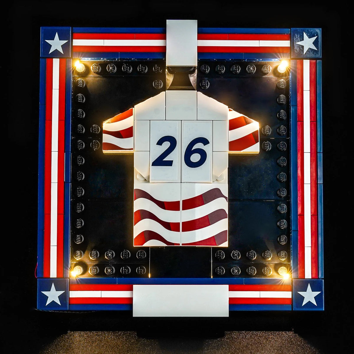 LED light kit for LEGO® Editions 2026 U.S. Soccer National Team Jersey #43033 | Bright My Bricks