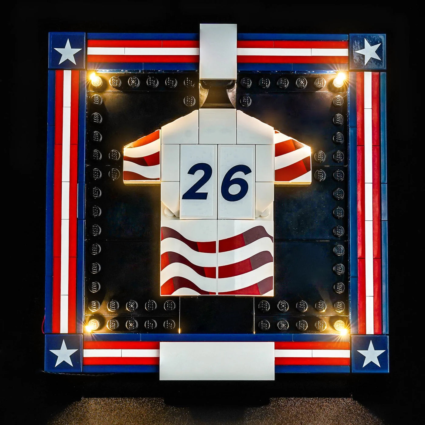 LED light kit for LEGO® Editions 2026 U.S. Soccer National Team Jersey #43033 | Bright My Bricks