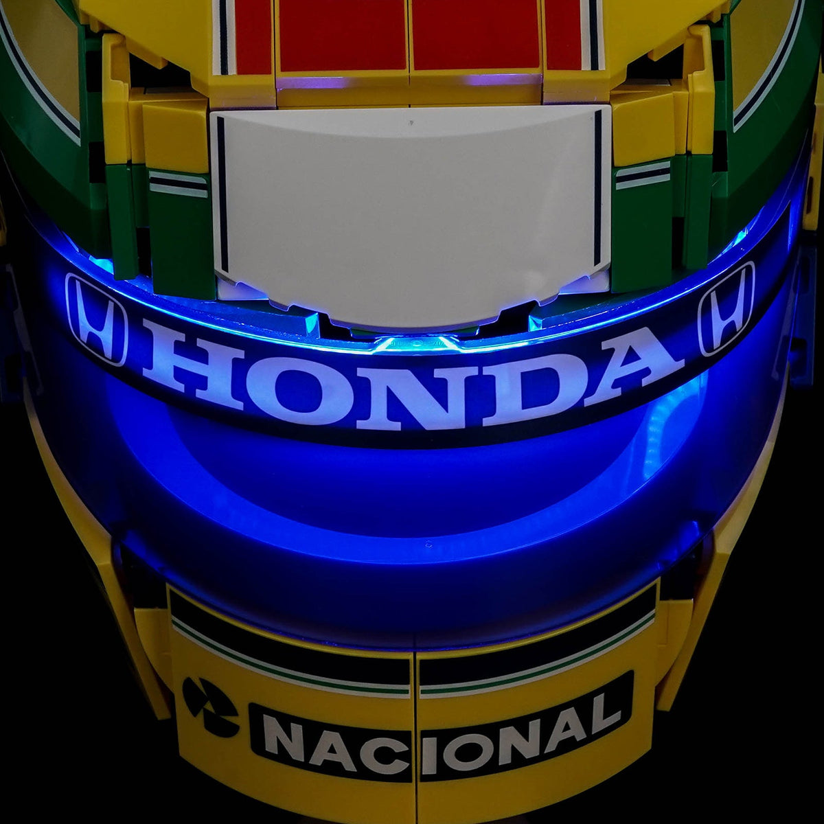 light kit for LEGO® Editions Ayrton Senna Helmet #43024, the backlit blue visor