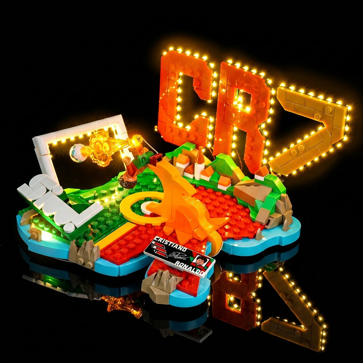 LED light kit for LEGO® Editions Cristiano Ronaldo #43012 | Bright My Bricks