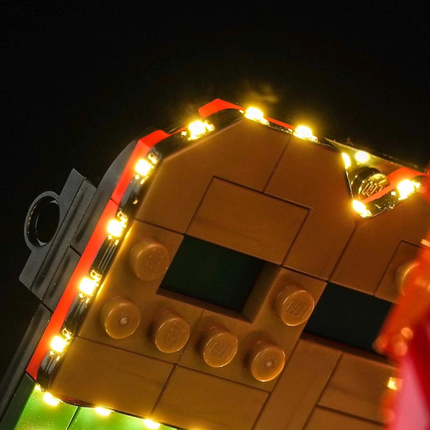 Bright My Bricks light kit for LEGO® Editions Cristiano Ronaldo #43016 — showcase lighting view