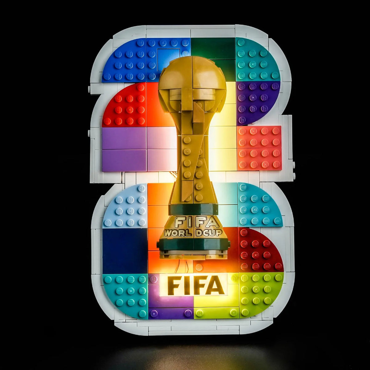 LED light kit for LEGO® Editions FIFA World Cup 2026 Official Emblem #43032 | Bright My Bricks