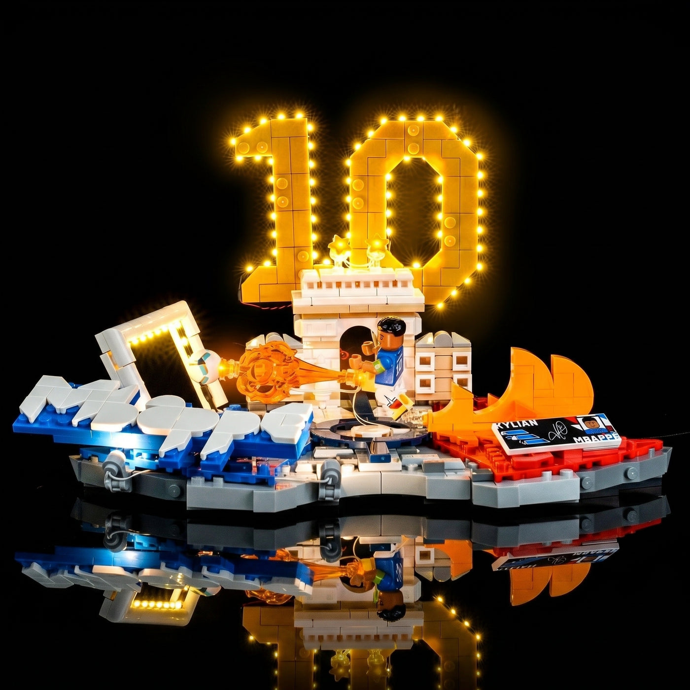 LED light kit for LEGO® Editions Kylian Mbappe #43013 | Bright My Bricks