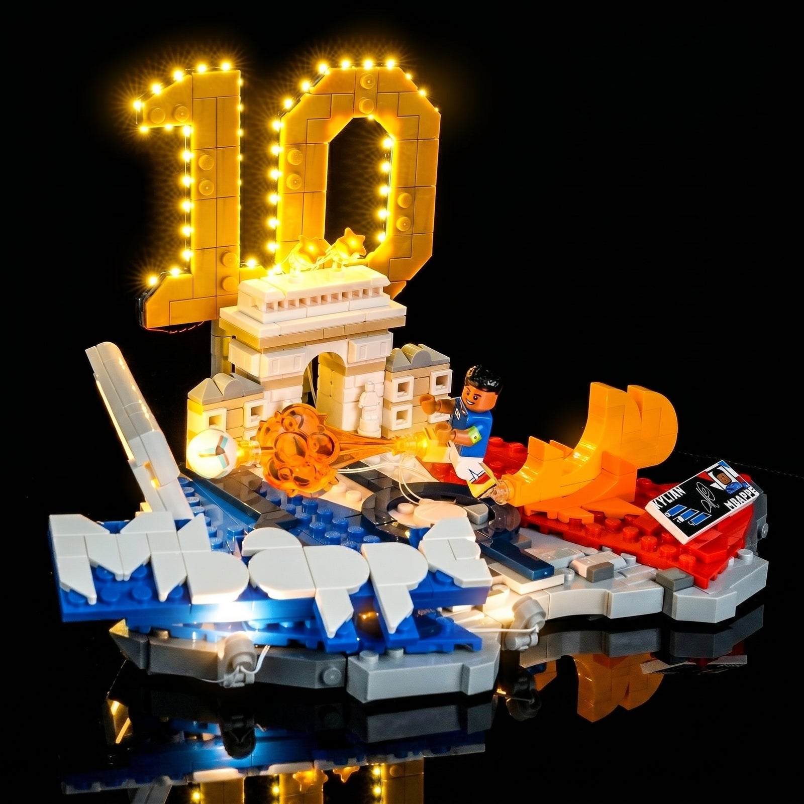 Light Kit for LEGO® Editions Kylian Mbappe #43013