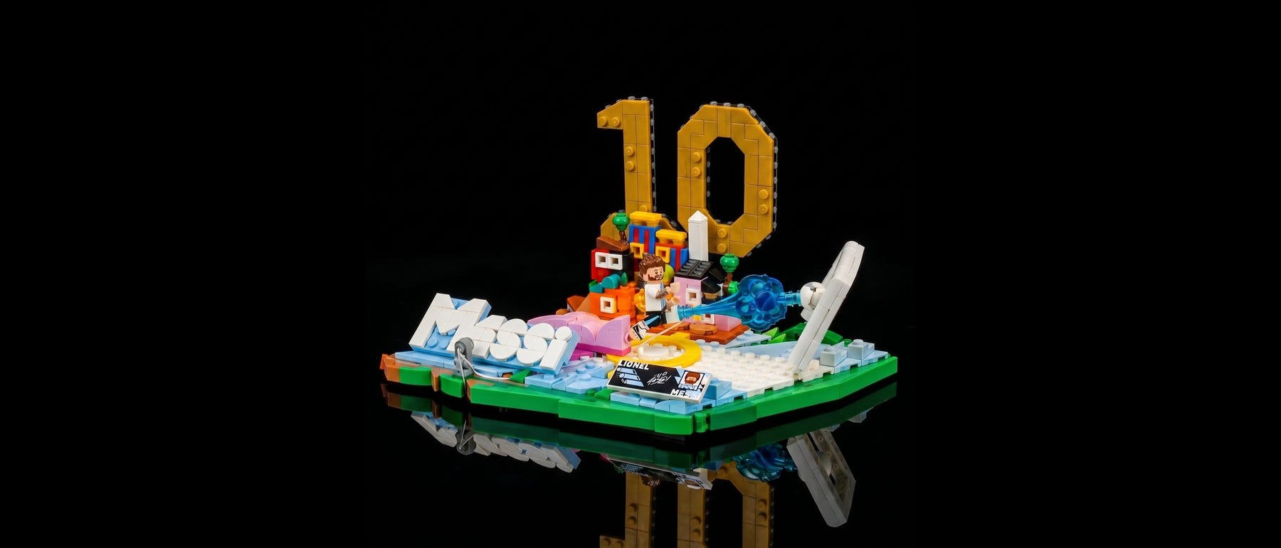Light Kit for LEGO® Editions Lionel Messi #43011 — standard build, without the LED light kit