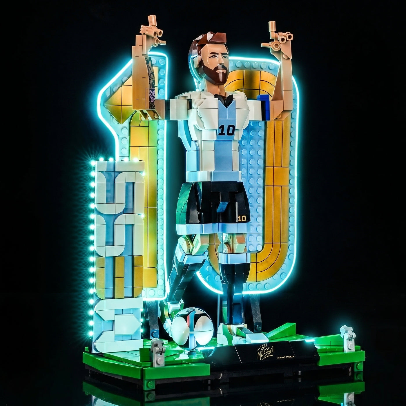 LED light kit for LEGO® Editions Lionel Messi #43015 | Bright My Bricks