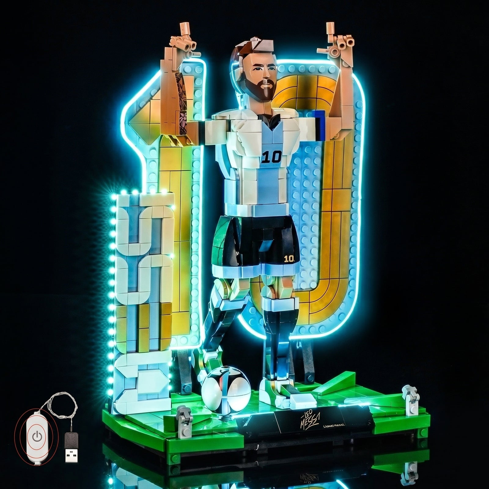 Light Kit for LEGO® Editions Lionel Messi #43015
