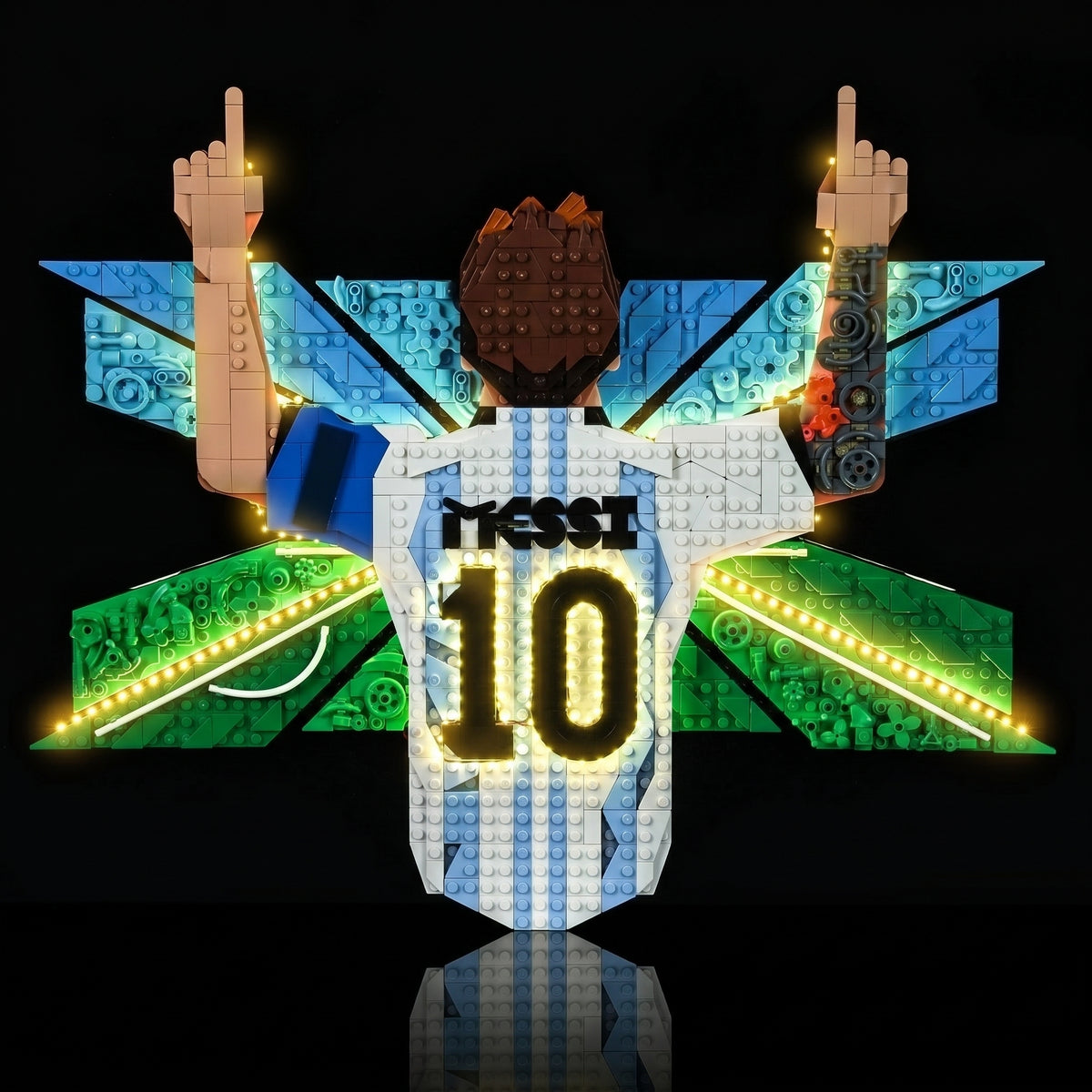 LED light kit for LEGO® Editions Lionel Messi #43018 | Bright My Bricks