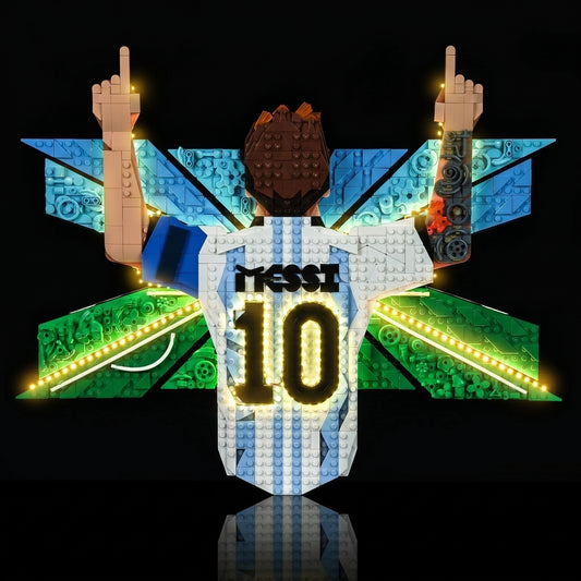 LED light kit for LEGO® Editions Lionel Messi #43018 | Bright My Bricks