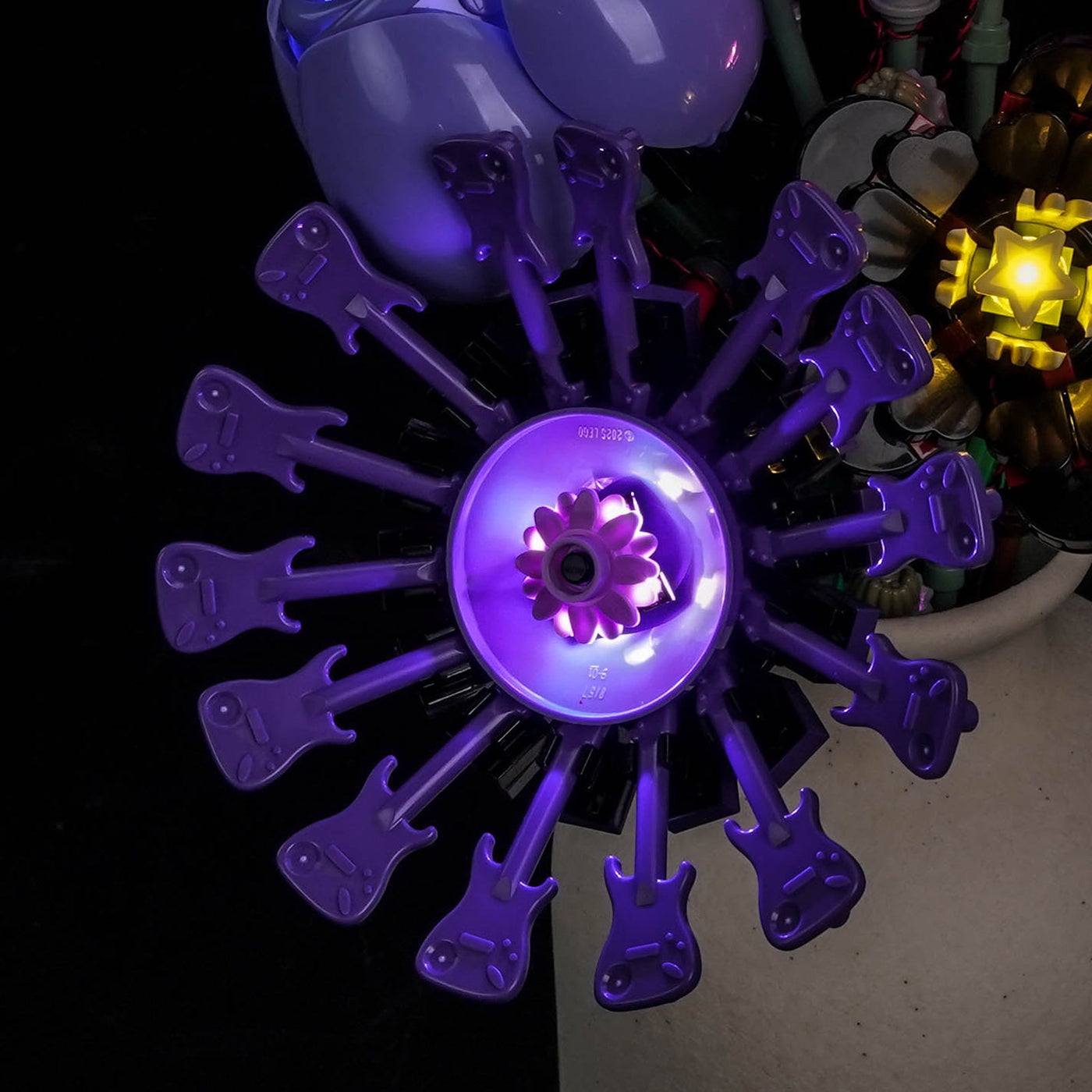 LED lights for LEGO® Editions Olivia Rodrigo's Flower Bouquet #11507, close-up of the LED lighting detail