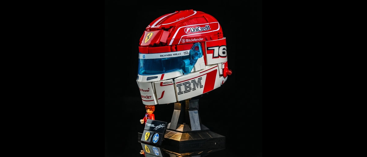 Kit LED pour LEGO® Scuderia Ferrari HP Casque de Charles Leclerc #43014 — standard build, without the LED light kit