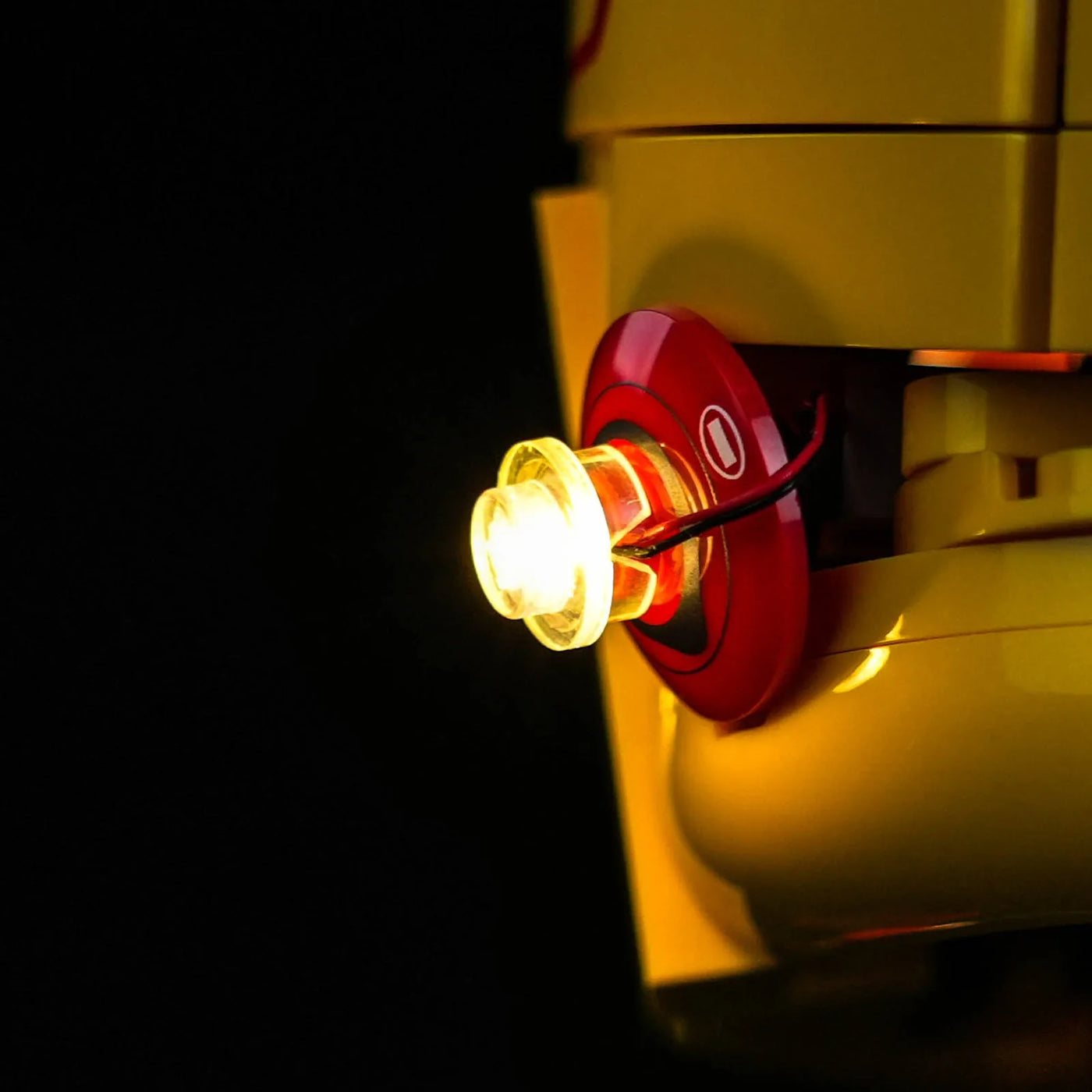 Bright My Bricks light kit for LEGO® Editions Scuderia Ferrari Lewis Hamilton Helmet #43022 — night-mode display glow