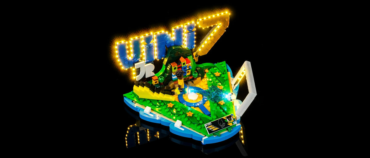 Kit LED pour LEGO® Vinicius Jr. – Best of #43027 — lit with the LED light kit