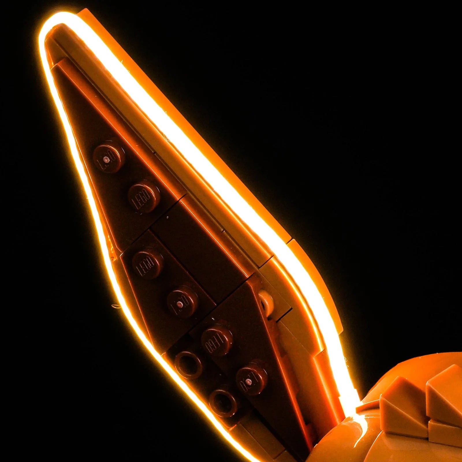 LEGO Eevee #72151 lit up - front angle