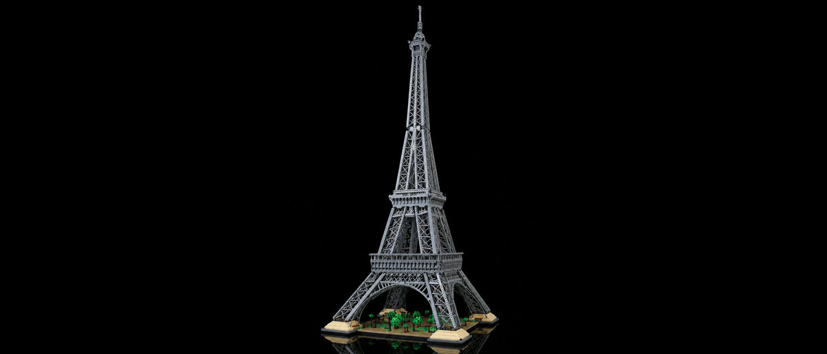Gold durch das Gitter — LED-Beleuchtungsset für LEGO® Eiffelturm #10307