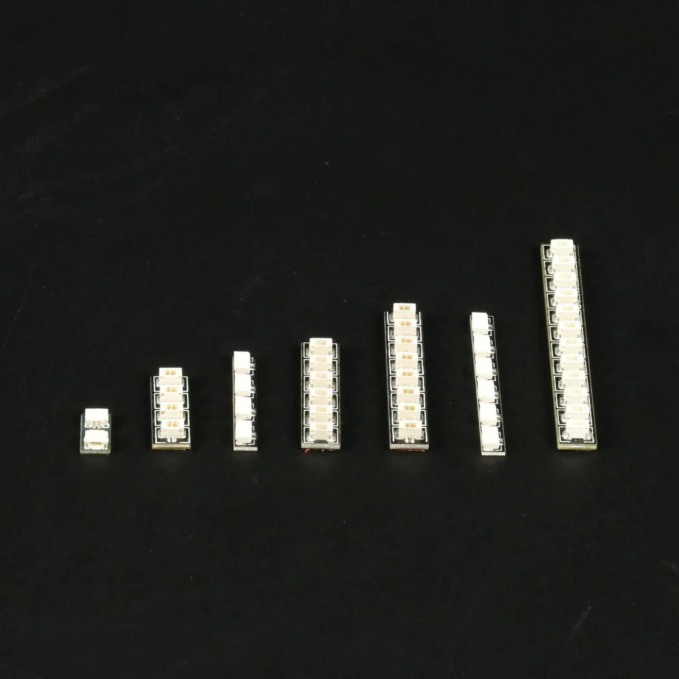 Expansion Boards (Pack of 5) — LEGO® lighting component, side angle with lights on