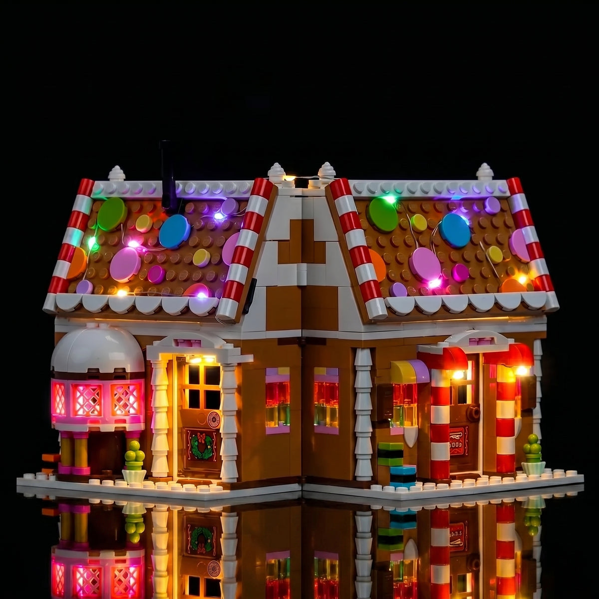 LED light kit for LEGO® Festive Gingerbread House #40809 | Bright My Bricks