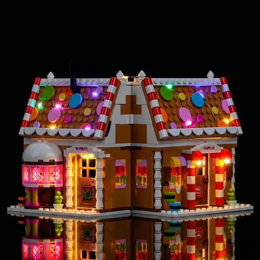 LED light kit for LEGO® Festive Gingerbread House #40809 | Bright My Bricks