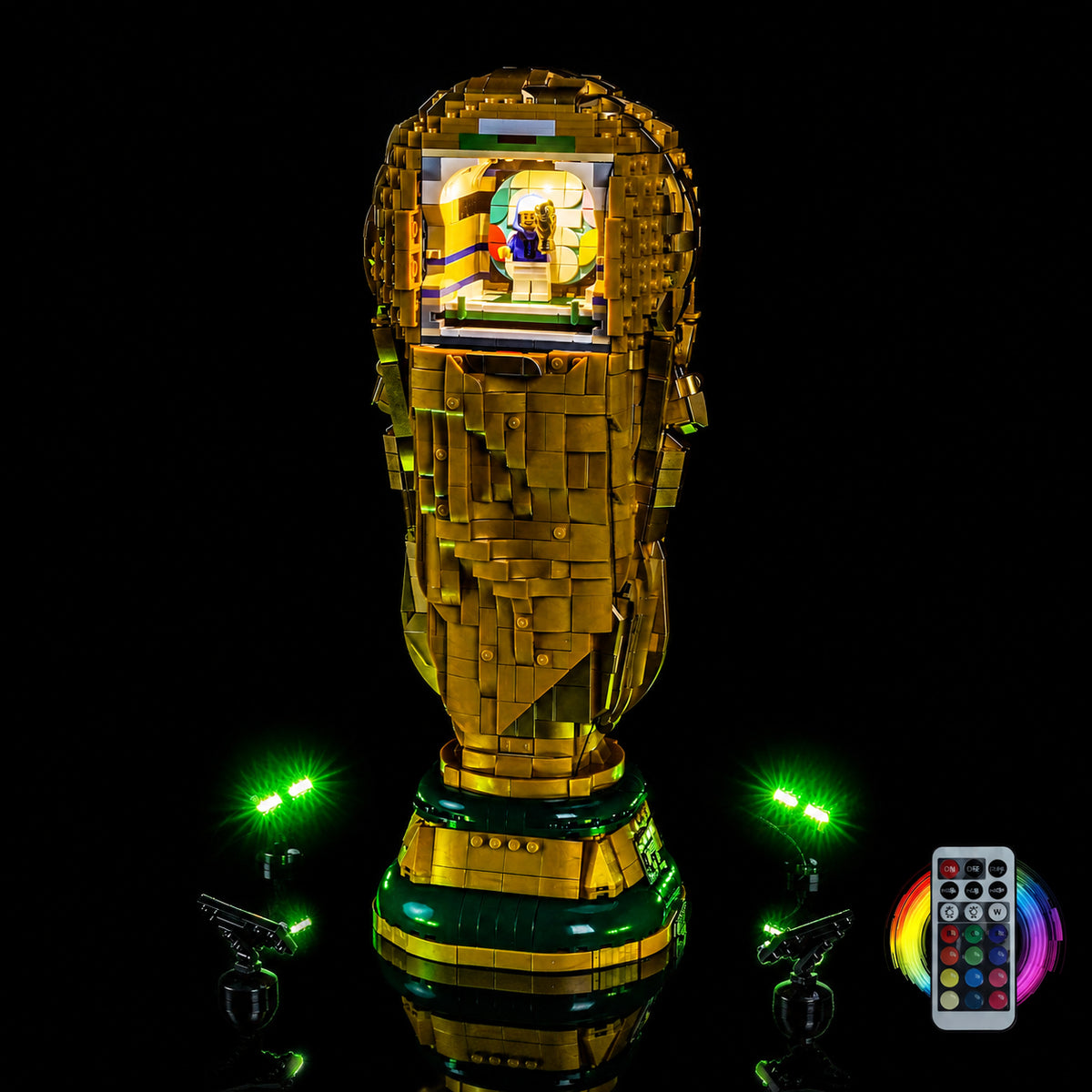 LED light kit for LEGO® FIFA World Cup Official Trophy #43020 | Bright My Bricks