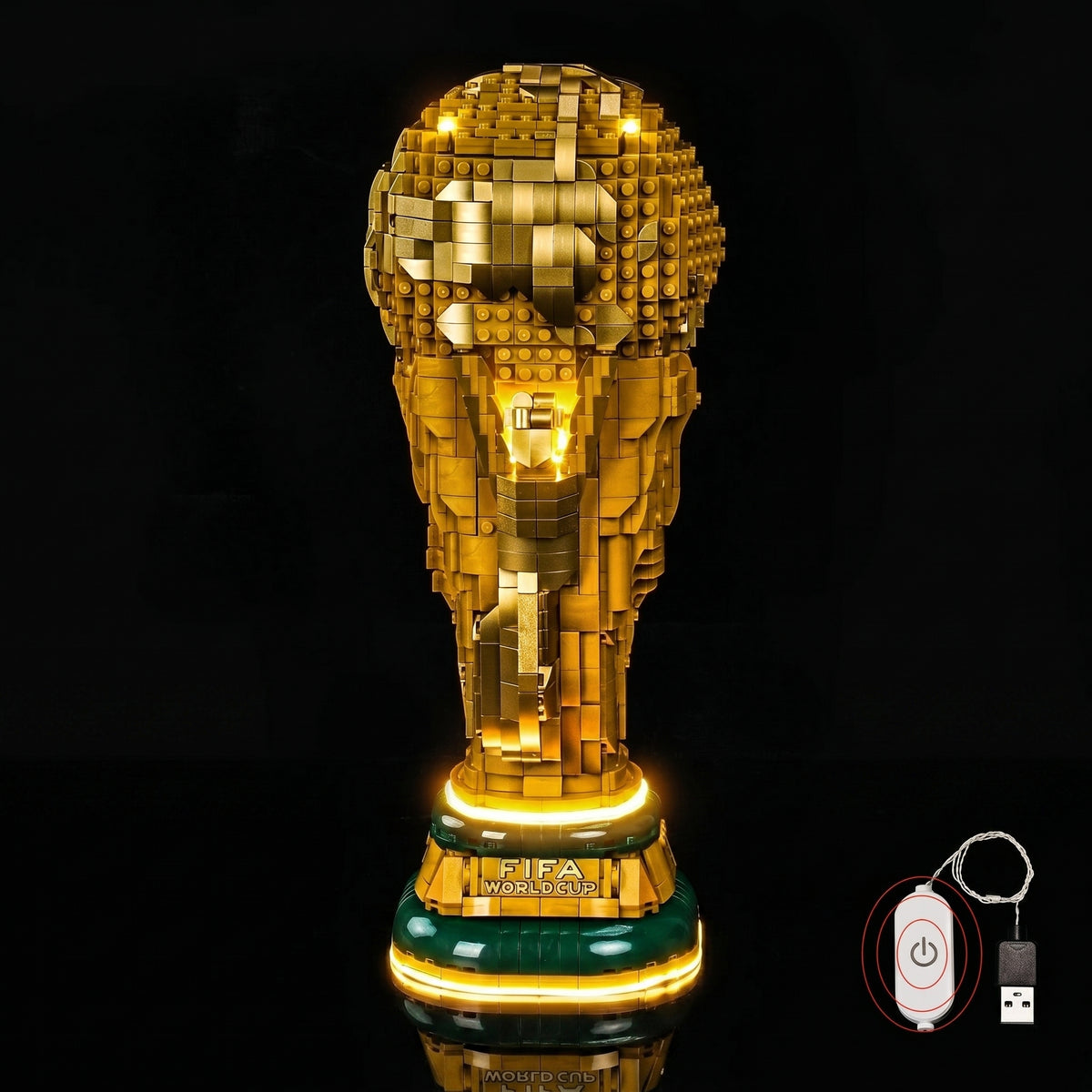 LED light kit for LEGO® FIFA World Cup Official Trophy #43020 | Bright My Bricks