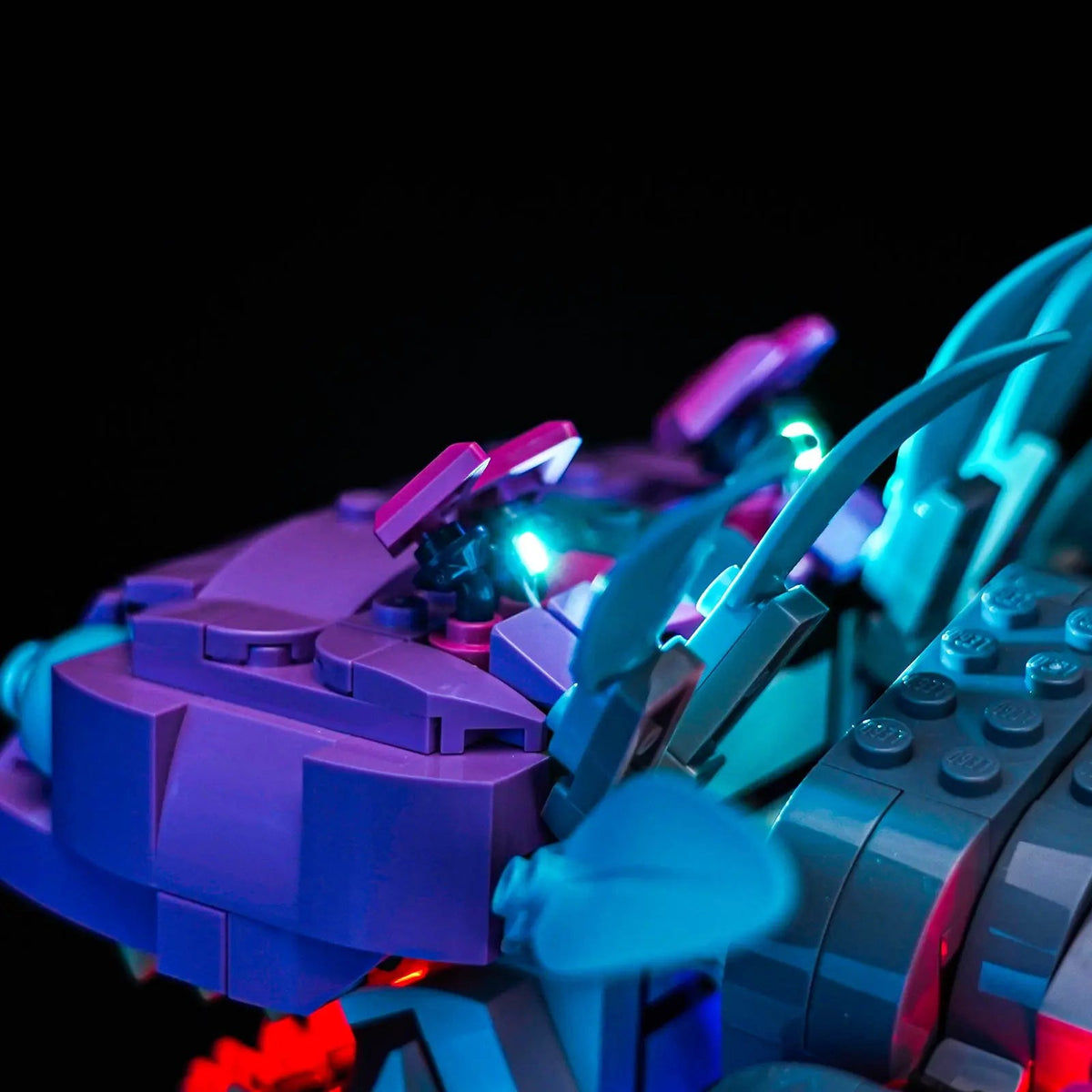 Bright My Bricks display light kit for LEGO® Fortnite Klombo #77077 — night-mode display glow