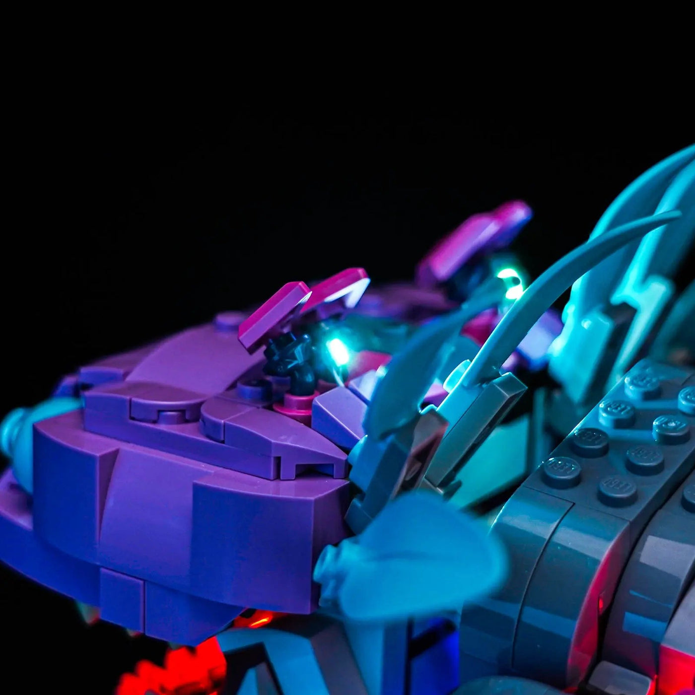 Bright My Bricks display light kit for LEGO® Fortnite Klombo #77077 — night-mode display glow